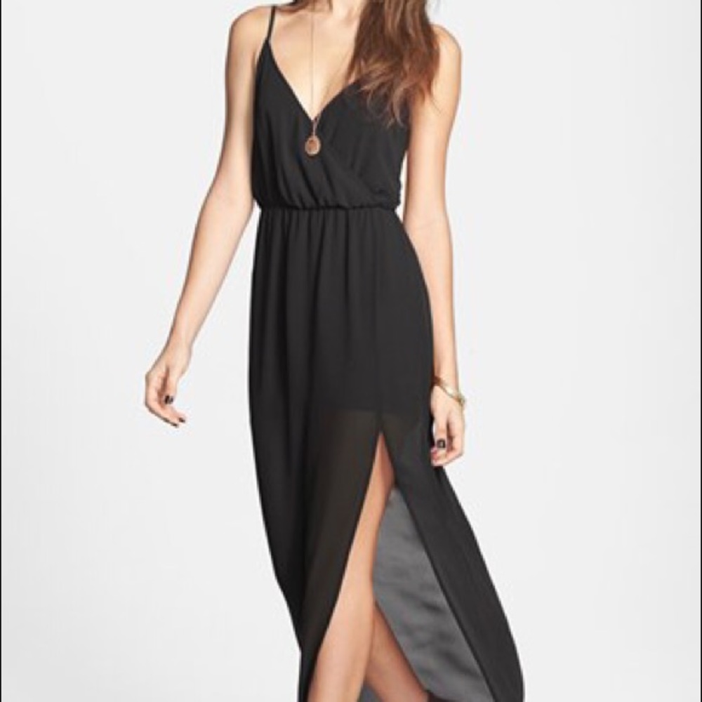 Lush Maxi Chiffon Dress